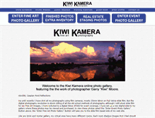 Tablet Screenshot of kiwikamera.com